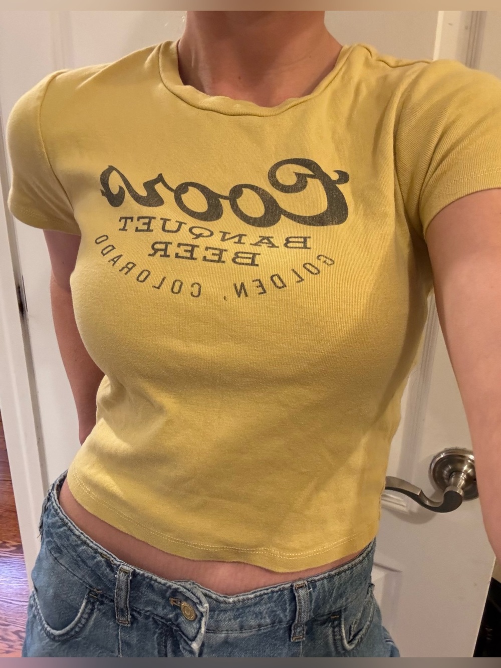 Coors Banquet Beer baby tee